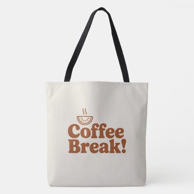 Bolsa Tote Coffee break (Frente)