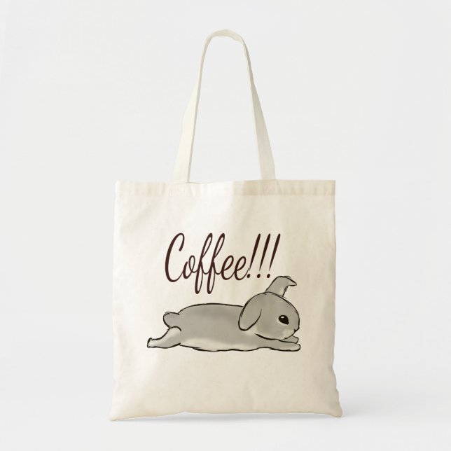 Bolsa Tote Coffee bunny  (Frente)