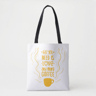 Bolsa Tote Coffee Coffee Cofote Caffeine Vício Cover Cotaç