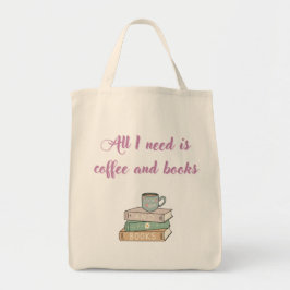 Bolsa Tote Coffee love book lover bag