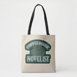 Bolsa Tote Coffeehouse Novelist - Escritores Ilustrados