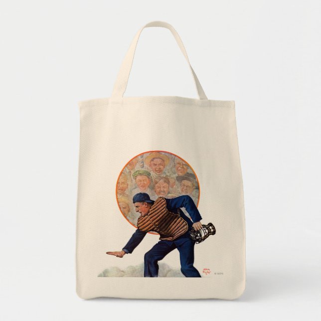 Bolsa Tote Cofre forte na placa (Frente)