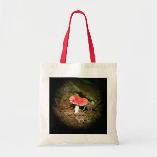 Bolsa Tote Cogumelo Russula de Tampa Vermelha