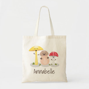 Bolsa Tote Cogumelos e toadstools, felinos e felinos