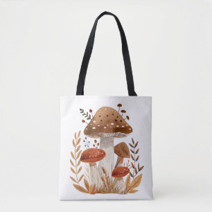 Bolsa Tote Cogumelos Nórdicos