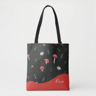 Bolsa Tote Cogumelos personalizados ou não
