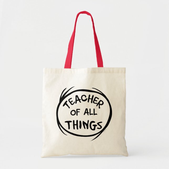 Bolsa Tote Coisa Um Coisa Dois - Professor de todas as Coisas (Frente)
