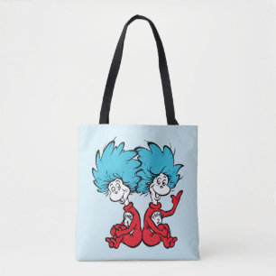 Bolsa Tote Coisa Um e Coisa Dois do Gato no Chapéu