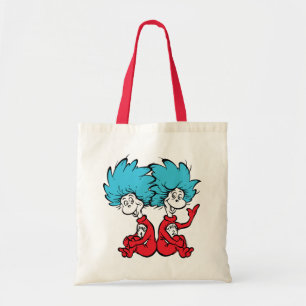 Bolsa Tote Coisa Um e Coisa Dois do Gato no Chapéu