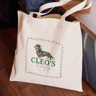 Bolsa Tote Coisas de Cachorro Portrait Personalizado