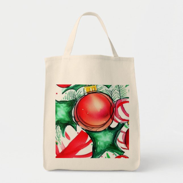 Bolsa Tote Coisas de Natal (Frente)