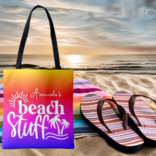 Bolsa Tote "Coisas de praia" Personalizadas