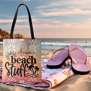 Bolsa Tote "Coisas de praia" Personalizadas