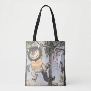 Bolsa Tote Coisas Selvagens e Max Balançando nas Árvores