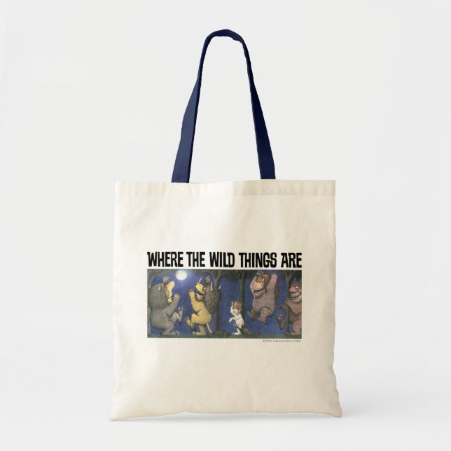Bolsa Tote Coisas Selvagens e Max Dançando ao Luar (Frente)