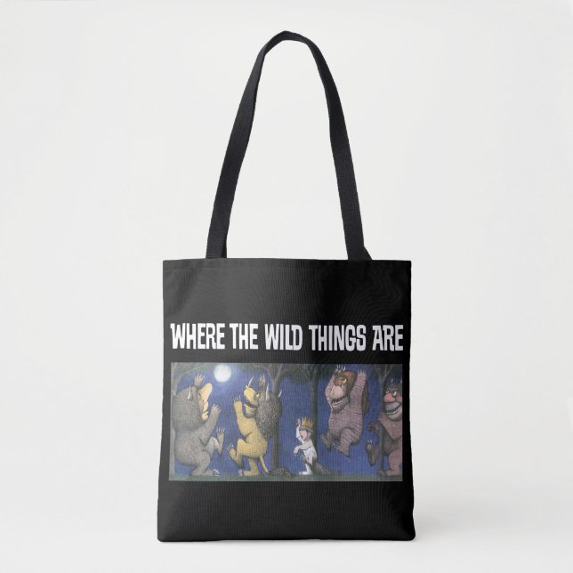 Bolsa Tote Coisas Selvagens e Max Dançando ao Luar (Frente)