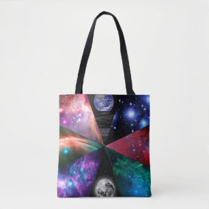 Bolsa Tote Colagem da astronomia