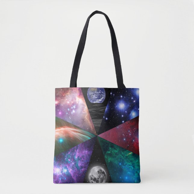 Bolsa Tote Colagem da astronomia (Frente)