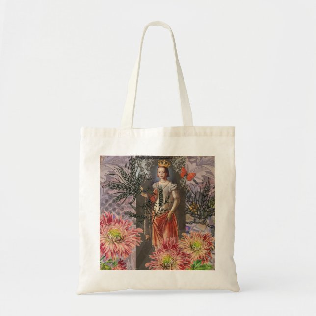 Bolsa Tote Colagem da Deusa Virgem Celestial: Celestial Vinta (Frente)