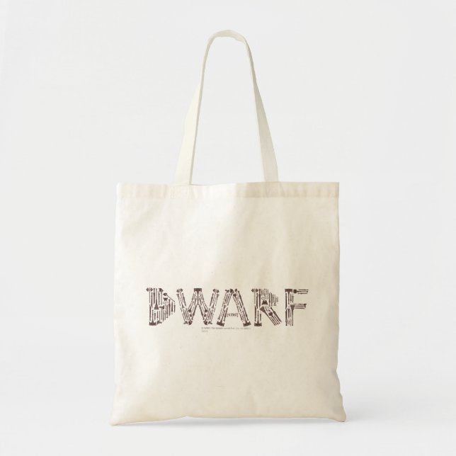 Bolsa Tote Colagem de armas anãs (Frente)