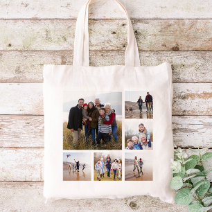 Bolsa Tote Colagem de Fotografias Personalizada 6