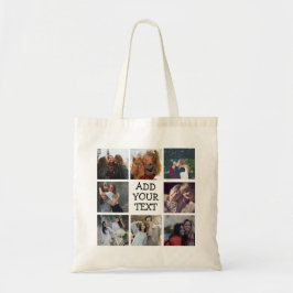 Bolsa Tote Colagem de Fotografias Personalizadas e Familiares
