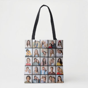 Bolsa Tote Colagem de Fotos 25 A Cor Pode Ser Alterada