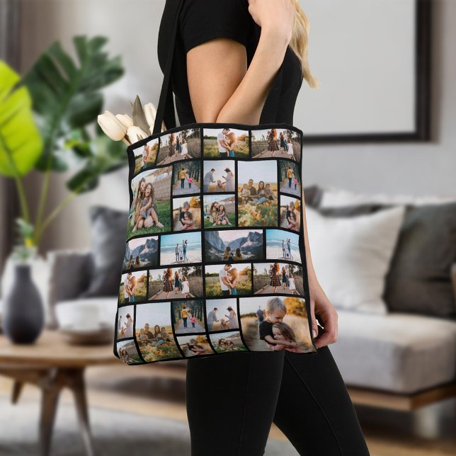 Bolsa Tote Colagem de Fotos Personalizada 32 (Criador carregado)