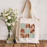 Bolsa Tote Colagem de Fotos Personalizada dos Melhores Amigos<br><div class="desc">Celebre seu vínculo indescritível com esta bolsa de fotos de "Melhores Amigos para Sempre"! Apresentando uma ousada inscrição "BFF" e espaço para 6 das suas fotos favoritas, esta design permite-lhe criar a sua própria manutenção personalizada. Adicione seus nomes ou uma mensagem sincera para torná-lo exclusivamente seu. Esta bolsa de tote...</div>