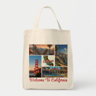 Bolsa Tote Colagem de Fotos Personalizadas de Pontos Turístic