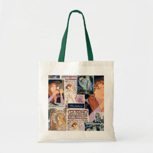 Bolsa Tote Colagem de Poster de Arte da Vintagem Francesa Per