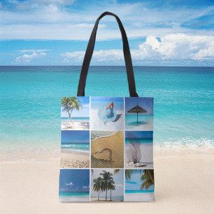 Bolsa Tote Colagem feita sob encomenda da foto de DIY