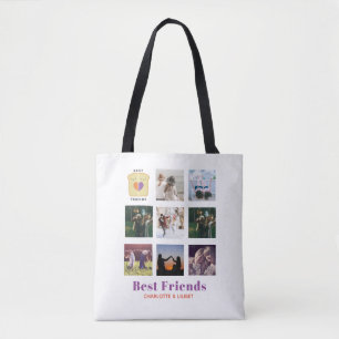 Bolsa Tote Colagem Fotográfica BFF Gift Peanutmanteiga Jelly