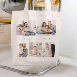 Bolsa Tote Colagem Personalizada de Cotação Sag Personalizada