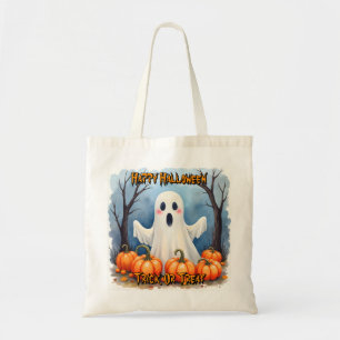 Bolsa Tote Coleção Assustadora de Halloween Moderna e Fofa