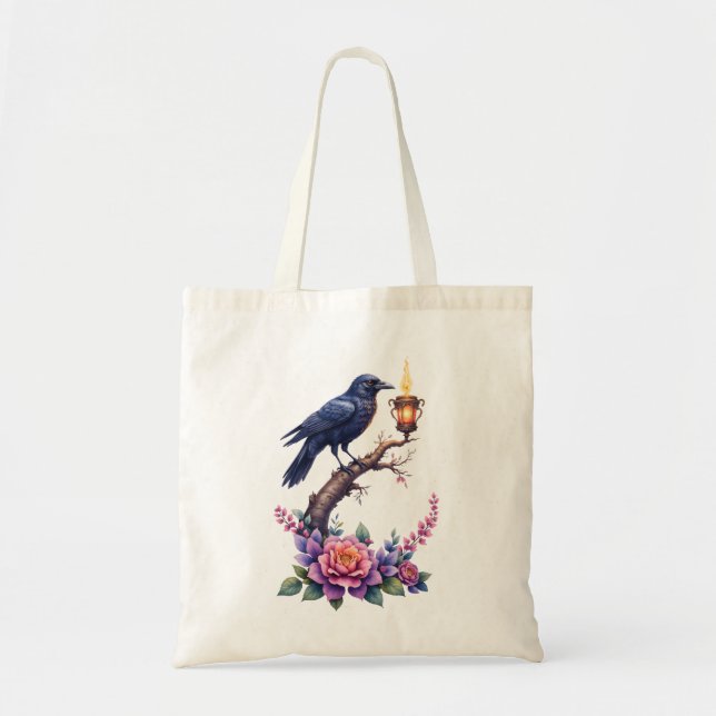 Bolsa Tote Coleção de Casamento Enchanted Raven Wedding (Frente)