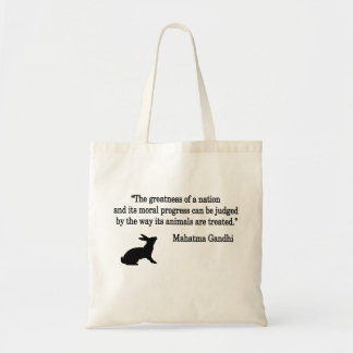 Bolsa Tote Coleção de Cotação Mahatma Gandhi