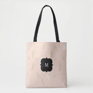 Bolsa Tote Coleção de Luxo Boho Modern Feathers