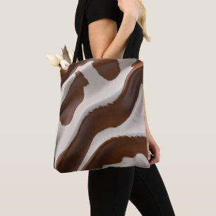 Bolsa Tote Coleção de Luxo Moderno Elegante de Couro de Vaca