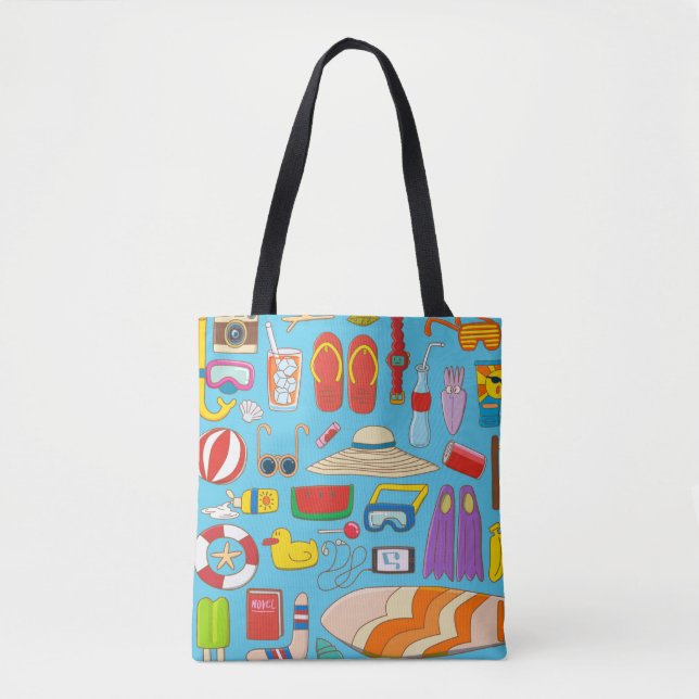 Bolsa Tote Coleção de material de verão para o verão (Frente)