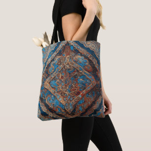 Bolsa Tote Coleção de Padrões Antigos Persa Popular