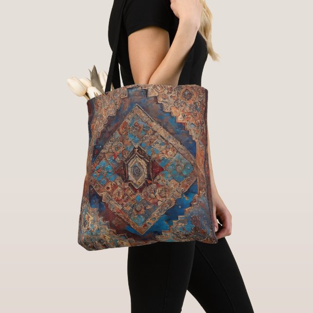Bolsa Tote Coleção de Padrões Antigos Trendy Persian (Close Up)