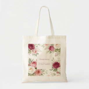Bolsa Tote Coleção Desert Rose — Floral Vintage
