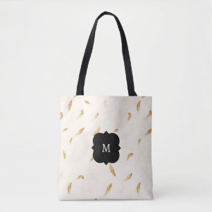Bolsa Tote Coleção Luxuosa Moderna Boho Feathers