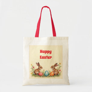Bolsa Tote Coleção Popular de Coelhos páscoas