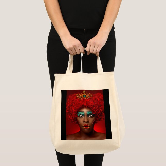 Bolsa Tote Coleções Red Queen (Frente (produto))