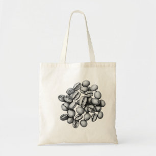 Bolsa Tote Colheita Fresca de Grãos de Café