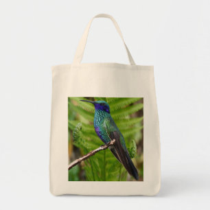 Bolsa Tote Colibri azul bonito