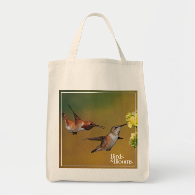 Bolsa Tote Colibri Rufous de flutuação (Frente)