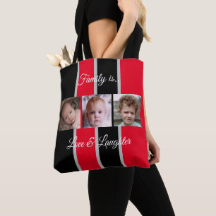 Bolsa Tote Collage adicione suas próprias fotos personalizada